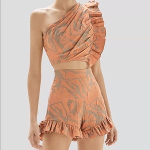 Alexis Ibana shorts and Frisa top